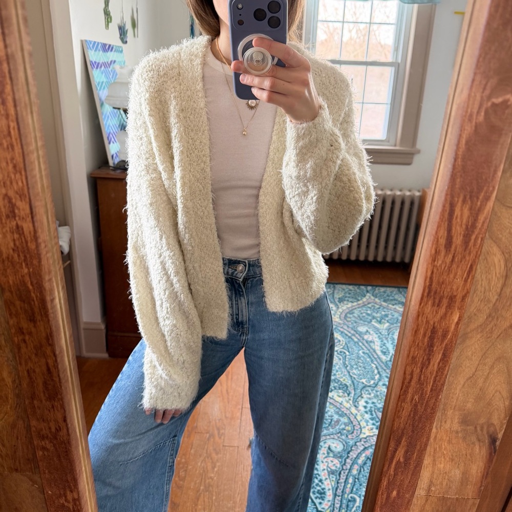 UO Riona Open-Front Cardigan - Picture 2 of 8